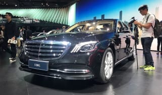 New Mercedes S-Class shanghai front quarter