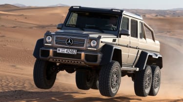 Mercedes G63 AMG 6x6 front action