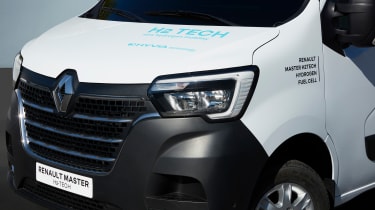 Hydrogen-powered Renault Master Van - front