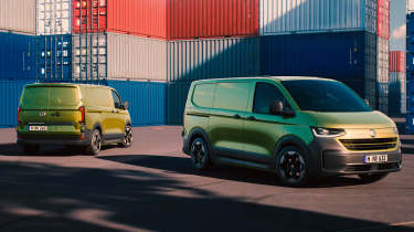 New Volkswagen Transporter - front and rear 3/4