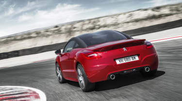 Peugeot RCZ R coupe 2014 rear action