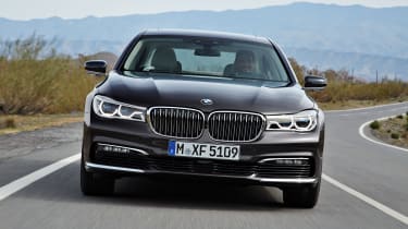 New 2015 BMW 7-Series front moving