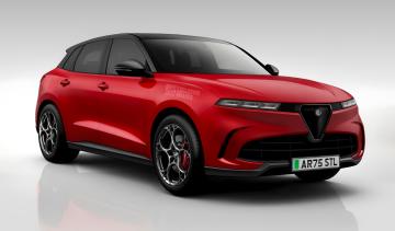 Alfa Romeo Stelvio design render - front