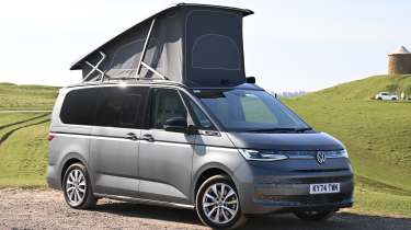 Volkswagen California - front static with roof tent up