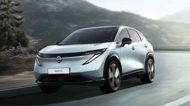 New Nissan Ariya facelift - front tracking 