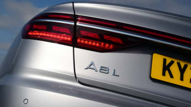 Audi A8 vs Mercedes S Class - Audi taillight