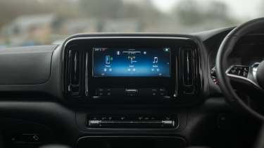 New Mercedes Vito SportX - infotainment screen