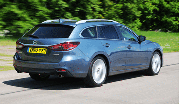 Mazda 6 Tourer rear action