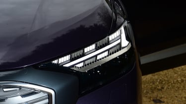 Audi Q4 e-tron long termer - first report front light