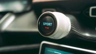 Rimac Nevera EV hypercar - Sports button feature
