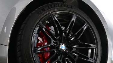 New BMW M2 being driven in the UK - alloy wheels 