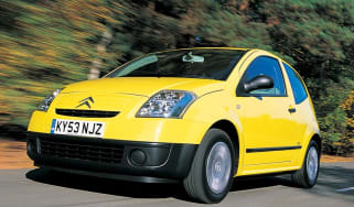 Front view of Citroen C2