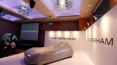 Caterham launch cover