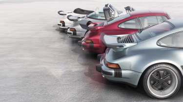 Singer 911 Turbo restomod Slantnose, Targa and Cabriolet - rear end