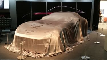 TVR sport car cover - London Motor Show