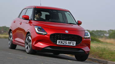 New Suzuki Swift Allgrip - front cornering 