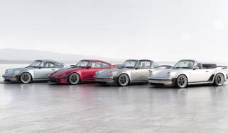 Singer 911 Turbo restomod Slantnose, Targa and Cabriolet - front 3/4