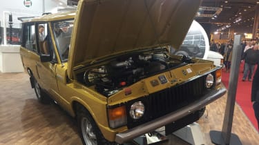 Range Rover Reborn front - Retromobile