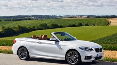 BMW 220d Convertible - front static