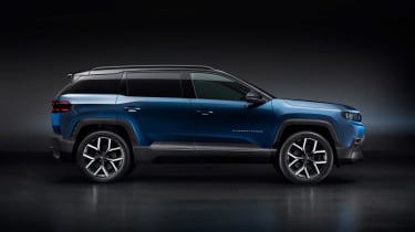 Jeep Compass - side blue
