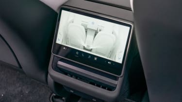 Tesla Model 3 - rear passenger screen