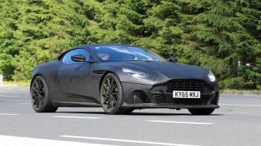 Aston Martin DB11 S spies front side