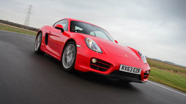 Porsche 718 Cayman - front tracking