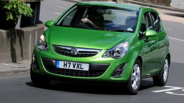 Vauxhall Corsa front action