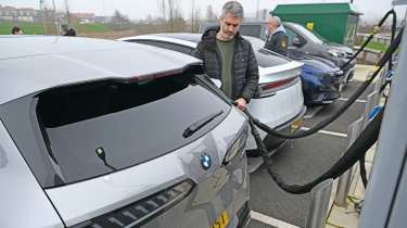 BMW iX3 - rear charging