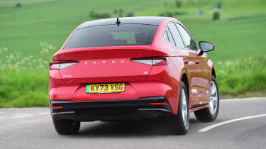 Skoda Enyaq Coupe - rear cornering