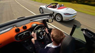 Convertible megatest - Smart and Boxster