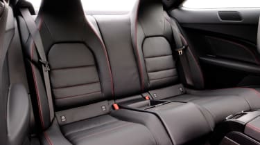 Mercedes C-Class Coupe rear seats