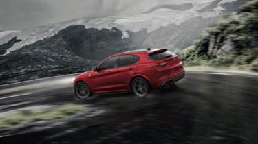 Alfa Romeo Stelvio rear cornering
