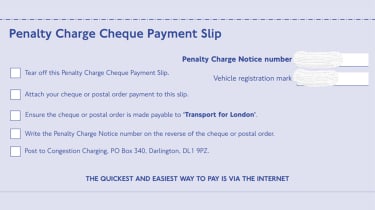 Transport For London PCN payment form