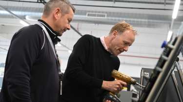 Halewood factory - Phil getting involved