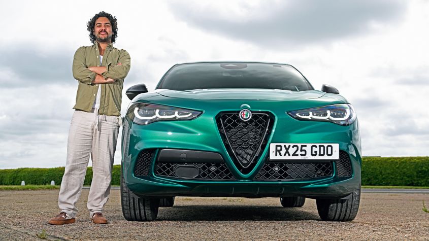 After years in EVs, Alfa’s old-school Stelvio Quadrifoglio reminds me what I’ve missed