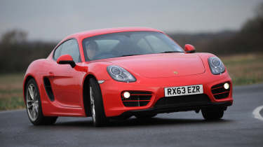 Used Porsche Cayman Mk2 - front action