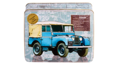 Land Rover Series 1 biscuit tin