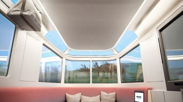 Lightship L1 caravan - interior living space 
