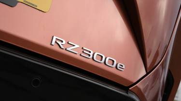 Lexus RZ - tailgate badging