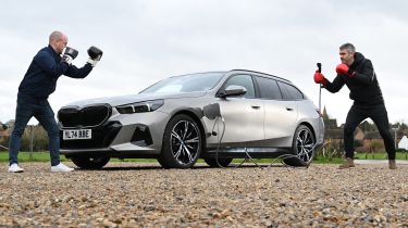 BMW 530e Long-term test - boxing header