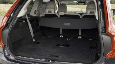 Volvo XC90 - boot space with the third row of seats down 