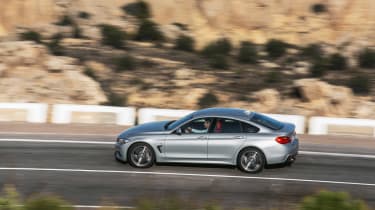 BMW 4 Series Gran Coupe side action