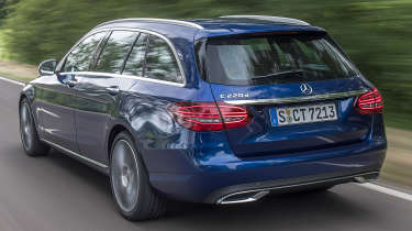 Mercedes C-Class estate 2018 - rear 3/4