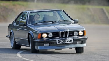 BMW M635 CSi front cornering
