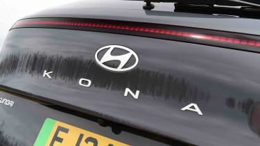 Hyundai Kona Electric - &#039;Kona&#039; tailgate badge