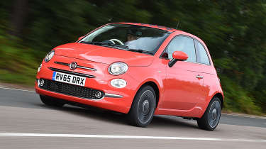 Fiat 500 - front tracking