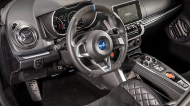 Alpine A110 ride review - steering wheel