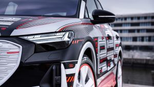 Audi Q4 e-tron prototype - front light Audi Q4 e-tron prototype - front light