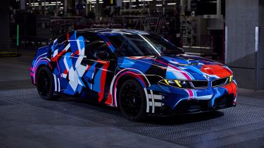 BMW M3 electric teased - front 3/4